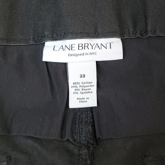 Lane Bryant high rise boot cut jeans black womens plus size 22 - Picture 7 of 7